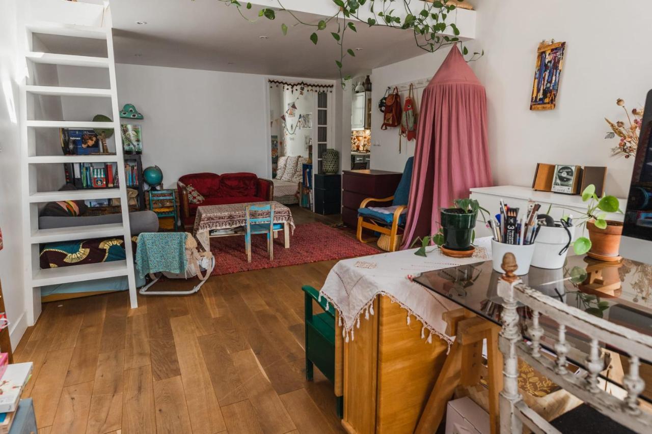 Bright Atypical Duplex In Menilmontant Apartamento Paris Exterior foto