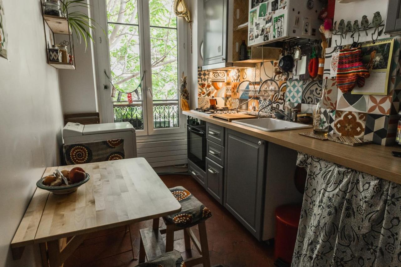Bright Atypical Duplex In Menilmontant Apartamento Paris Exterior foto