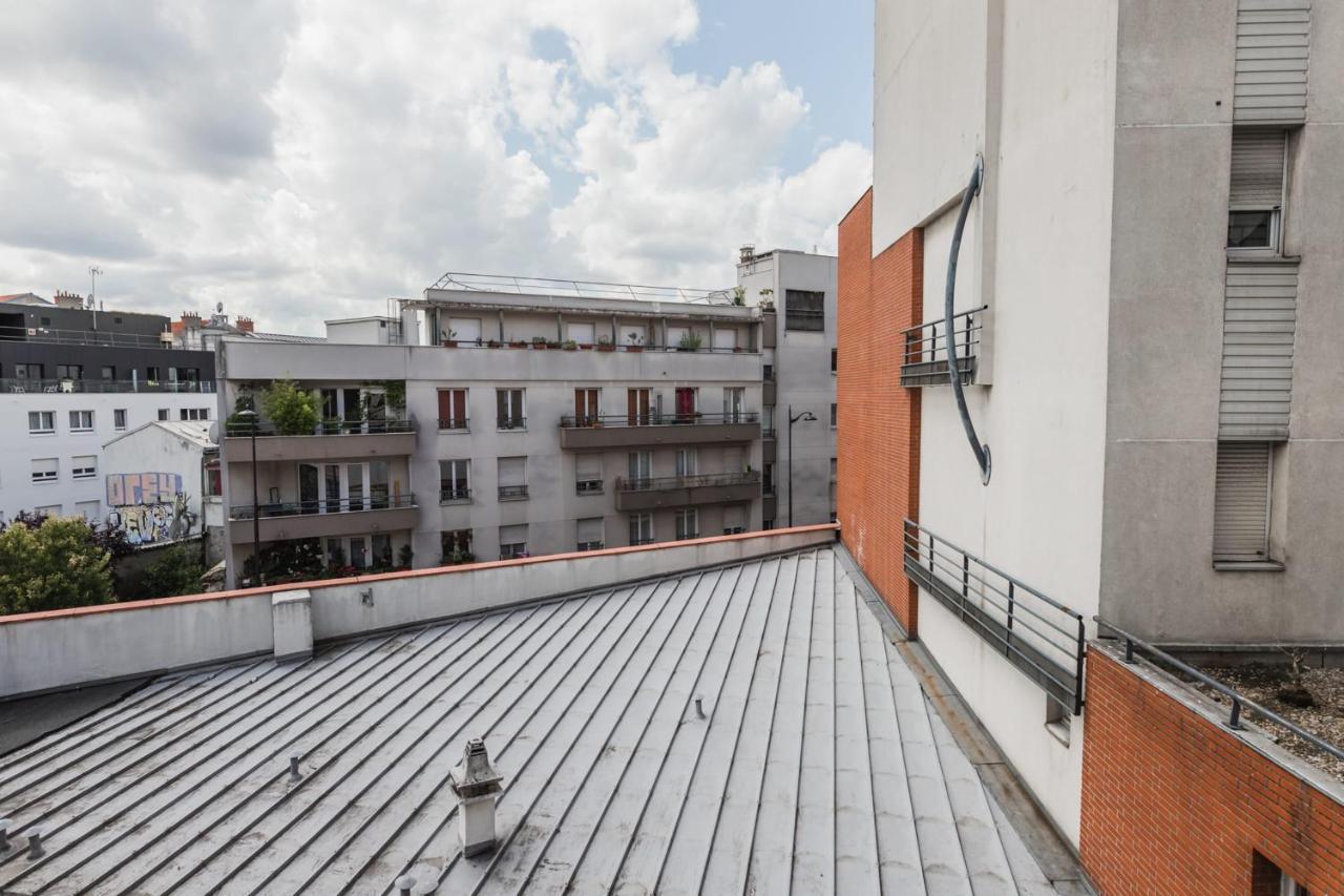 Bright Atypical Duplex In Menilmontant Apartamento Paris Exterior foto